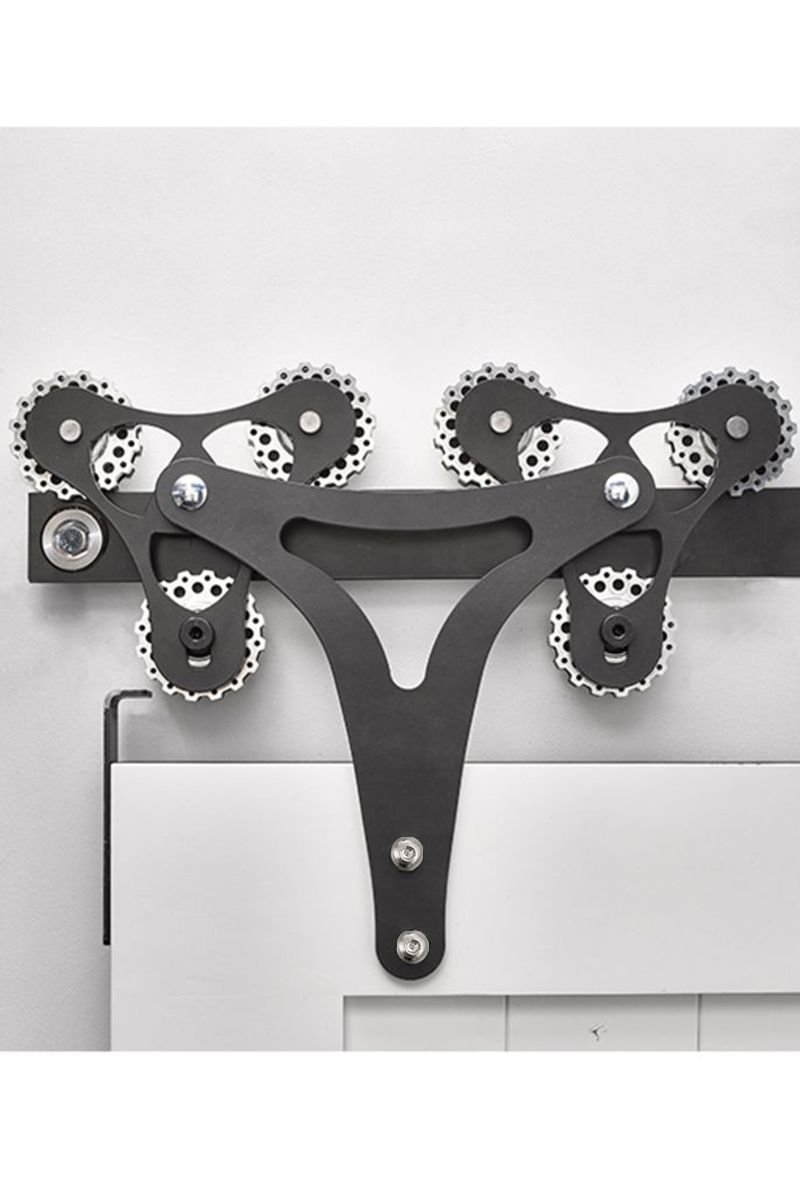 Contour Multi-Wheel Barn Door Hardware Kit