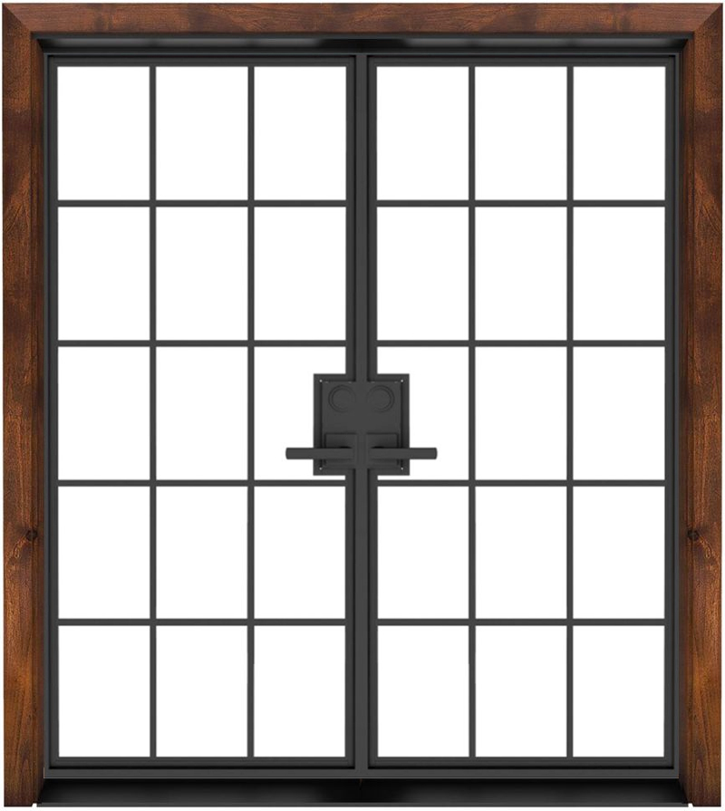 Mountain French Full Double Front Door