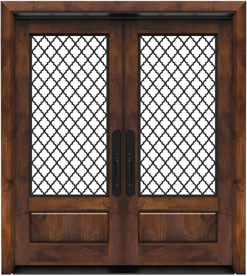 Hudson Floral Double Front Door