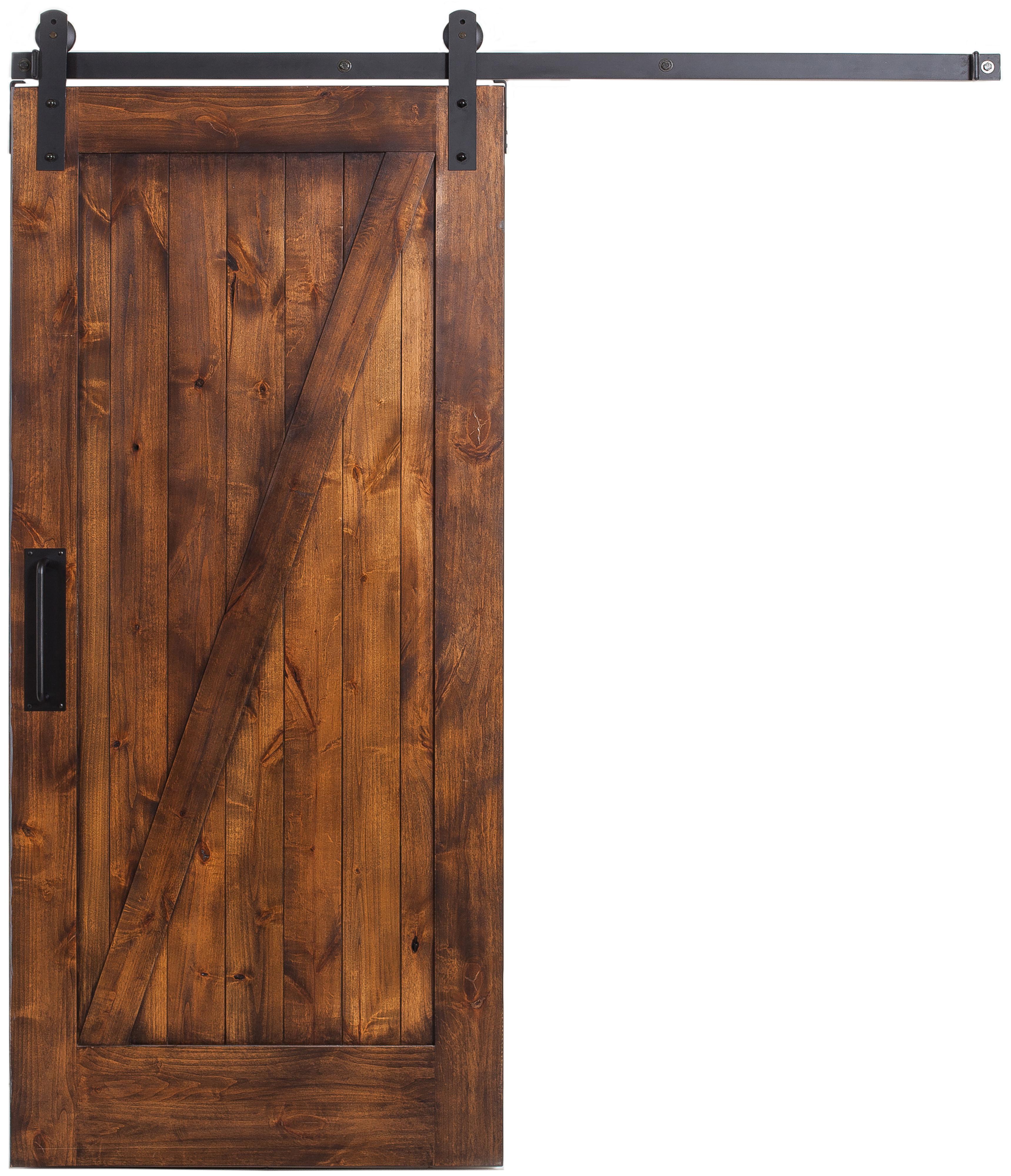 Barn Door Z Brace Style White -  Israel