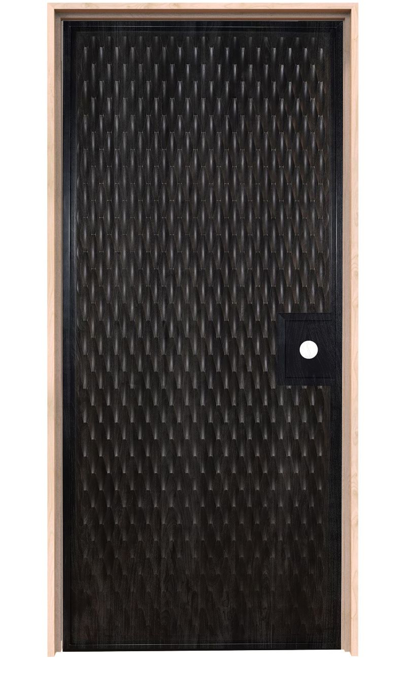 Scallop Textured Interior Door
