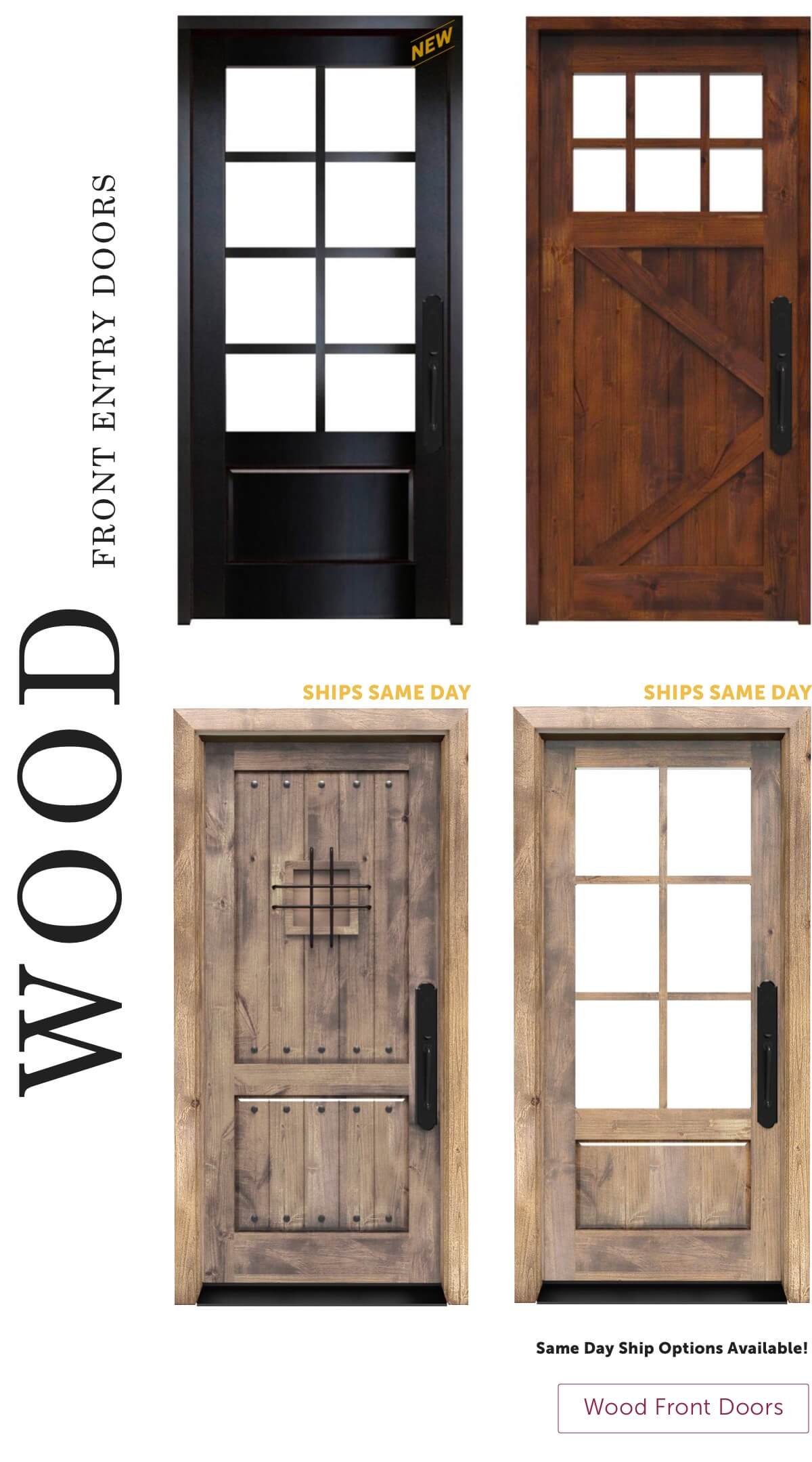 Wood Front Doors