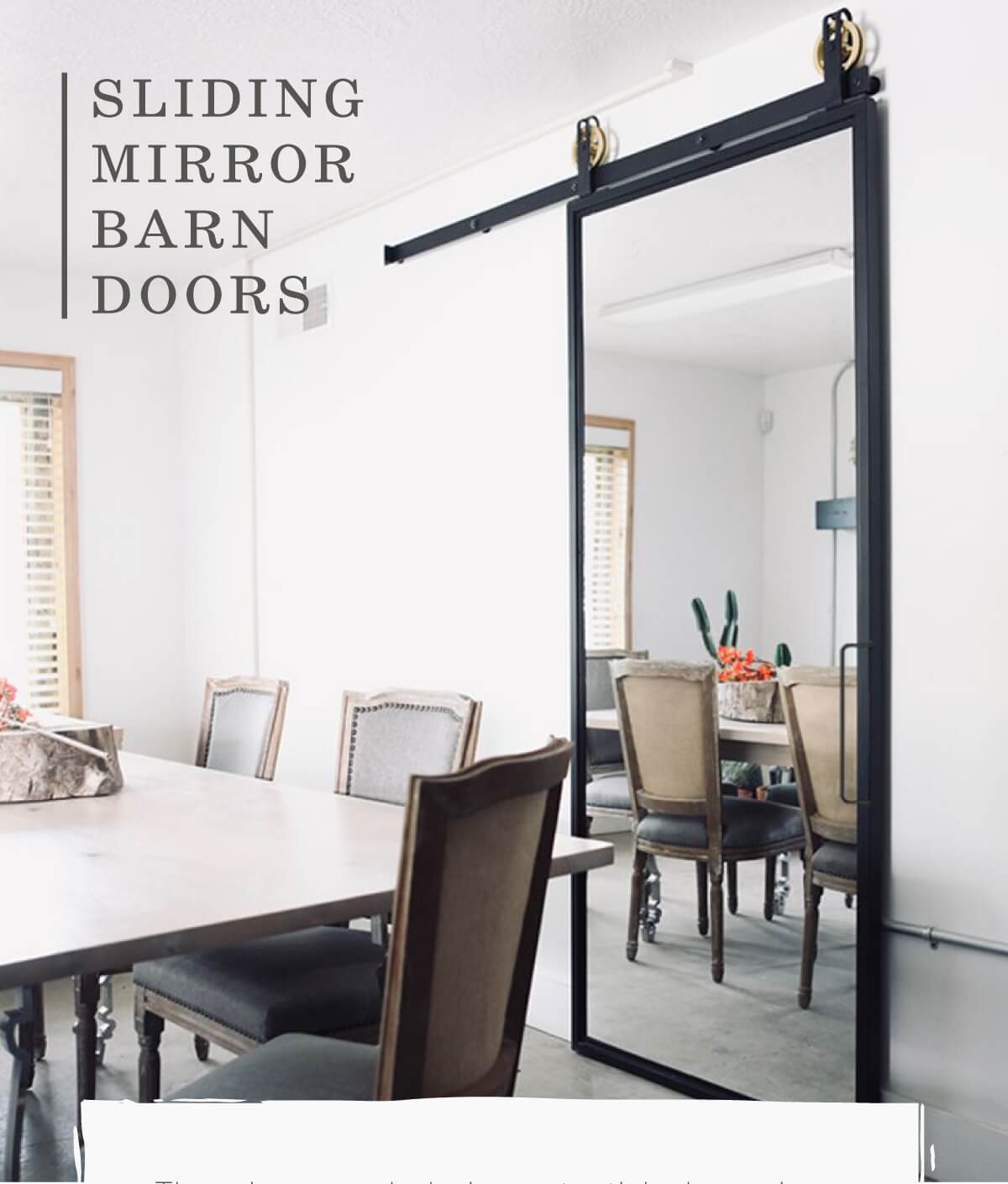 Mirror Barn Doors