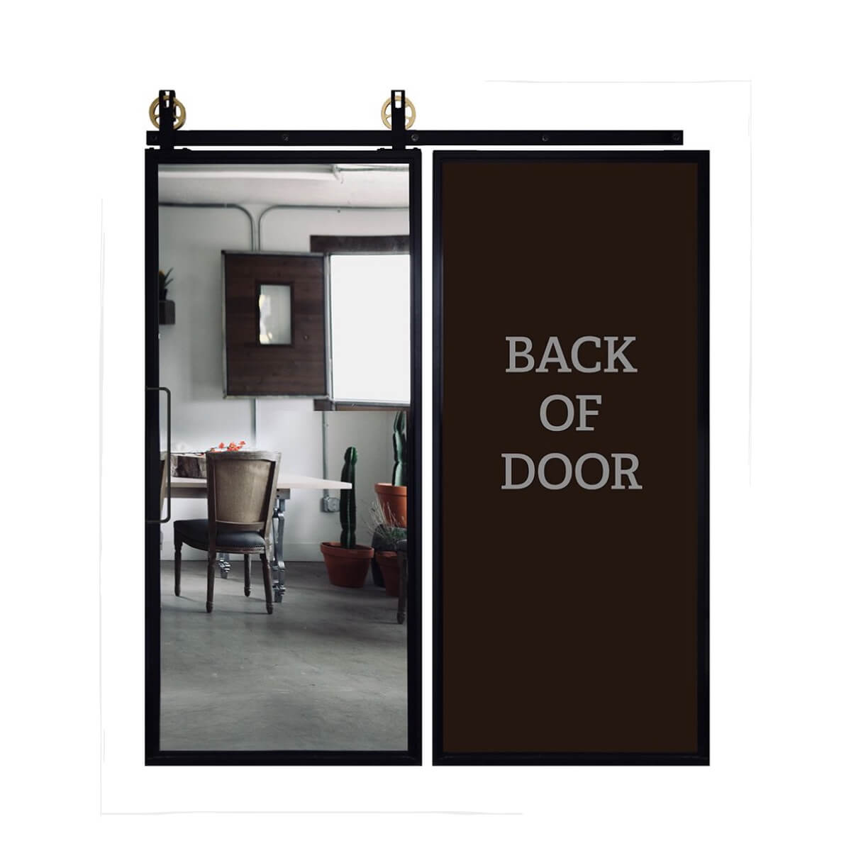 Mirror Barn Doors