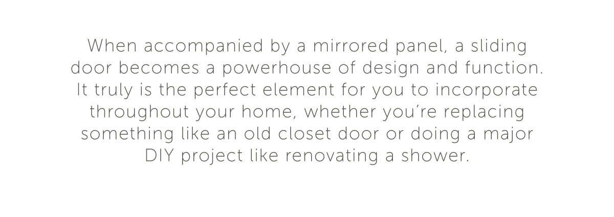 Mirror Barn Doors