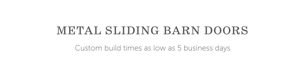 Metal Barn Doors