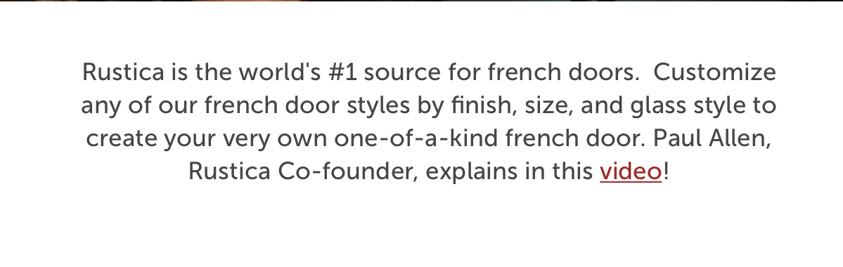 Exterior French Doors