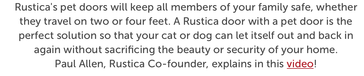 Pet Doors