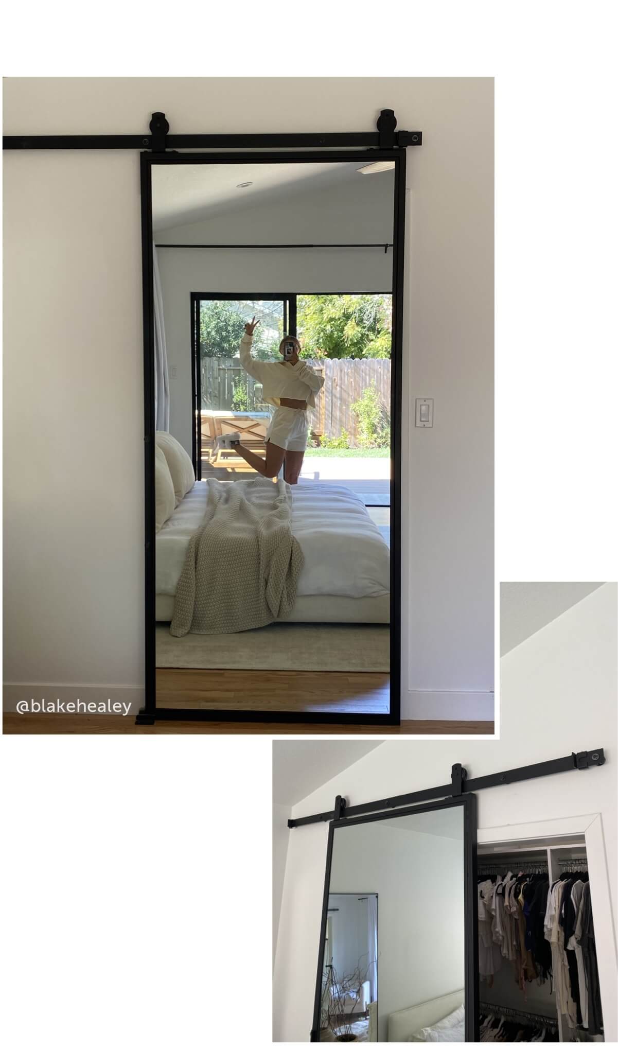 Ponder Mirror Door