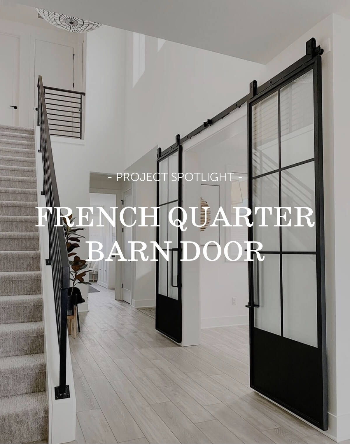 French Quarter Barn Door