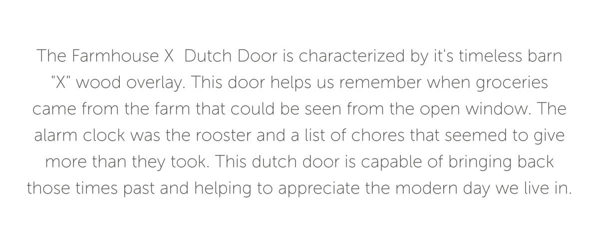 Farmhouse X Dutch