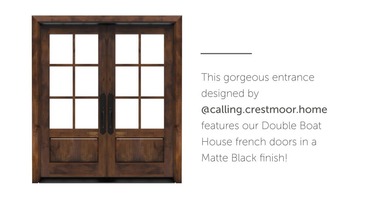 French Door Entrance