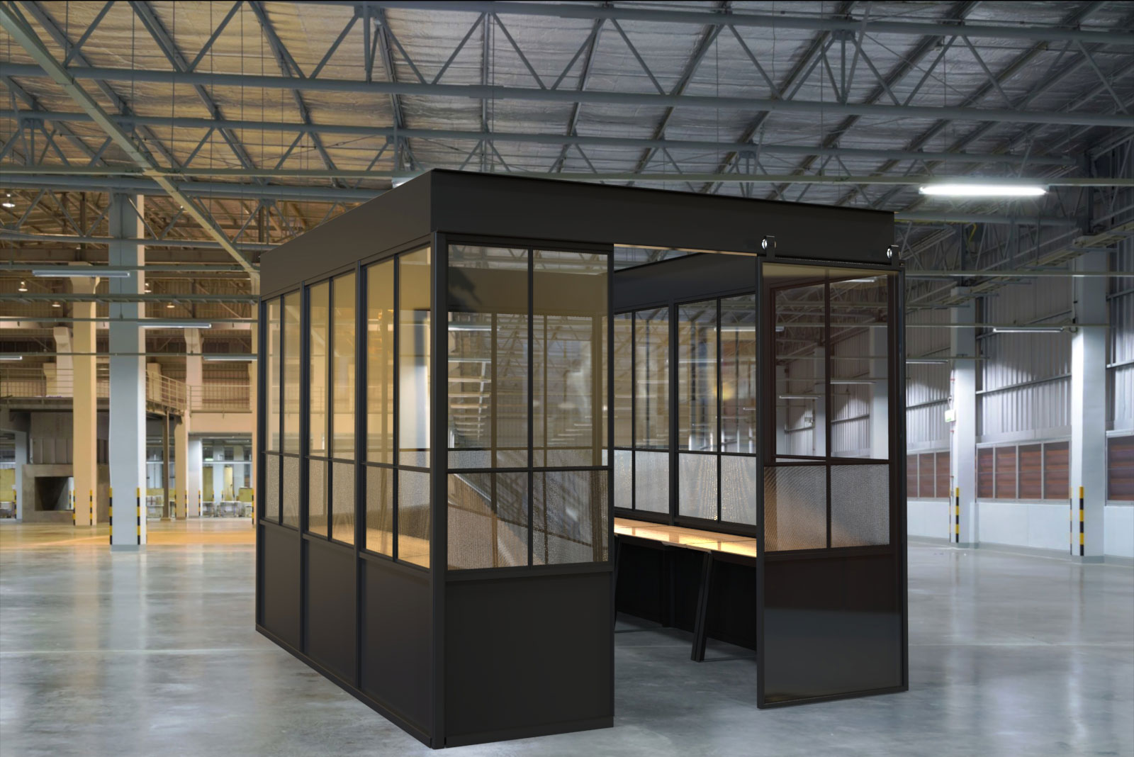 Rustic Office Furniture That Creates Privacy & Encourages Collaboration