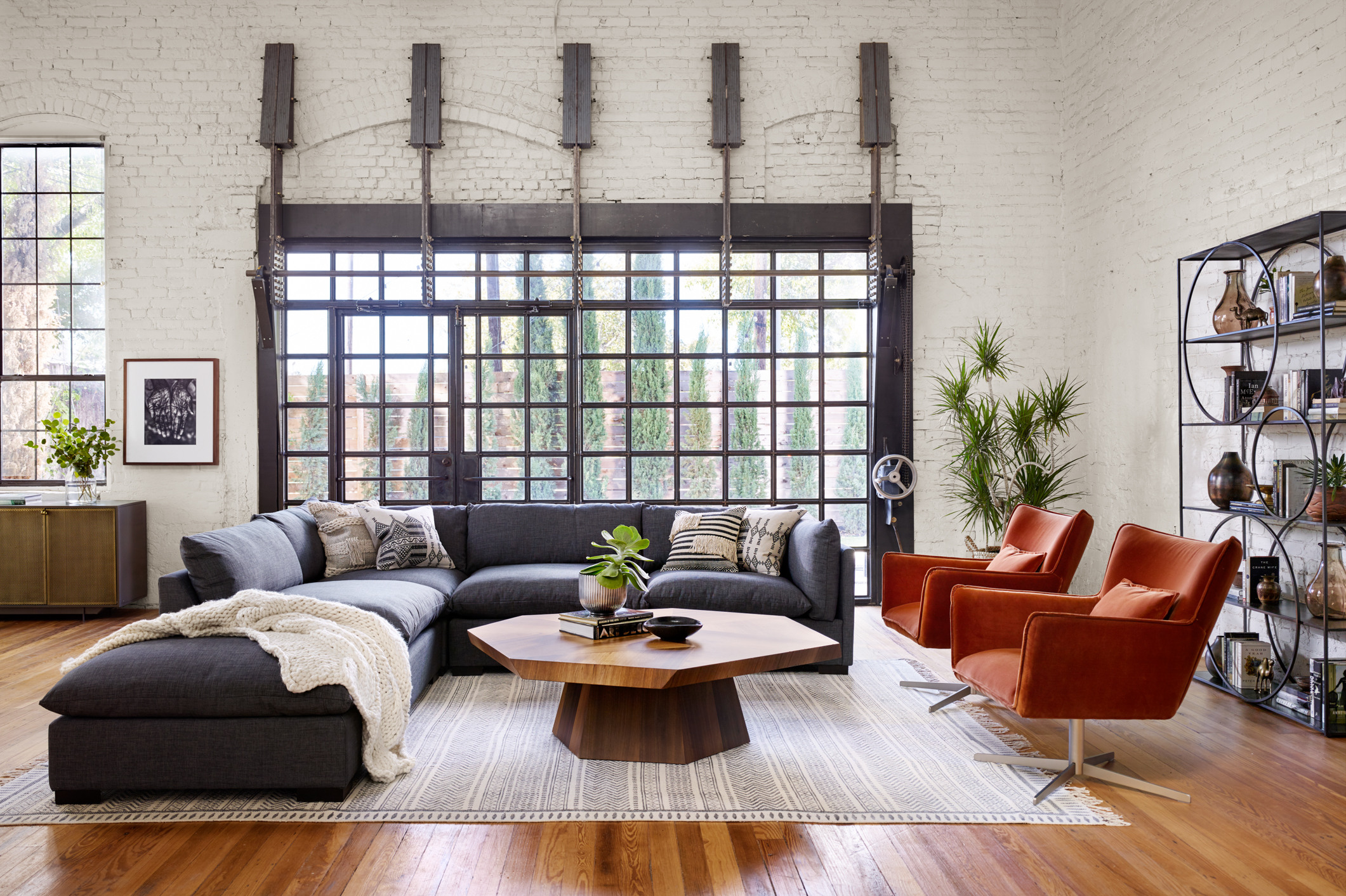 Octagonal Shaped Brooklyn Coffee Table