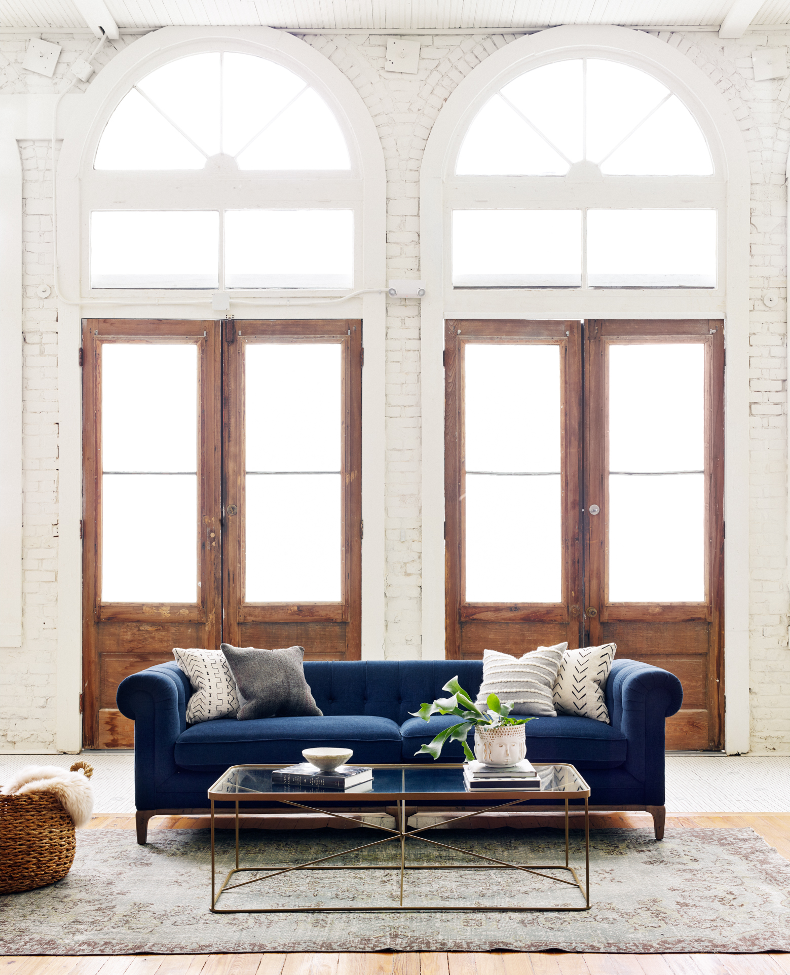 Lucas Modern Glass Top Coffee Table