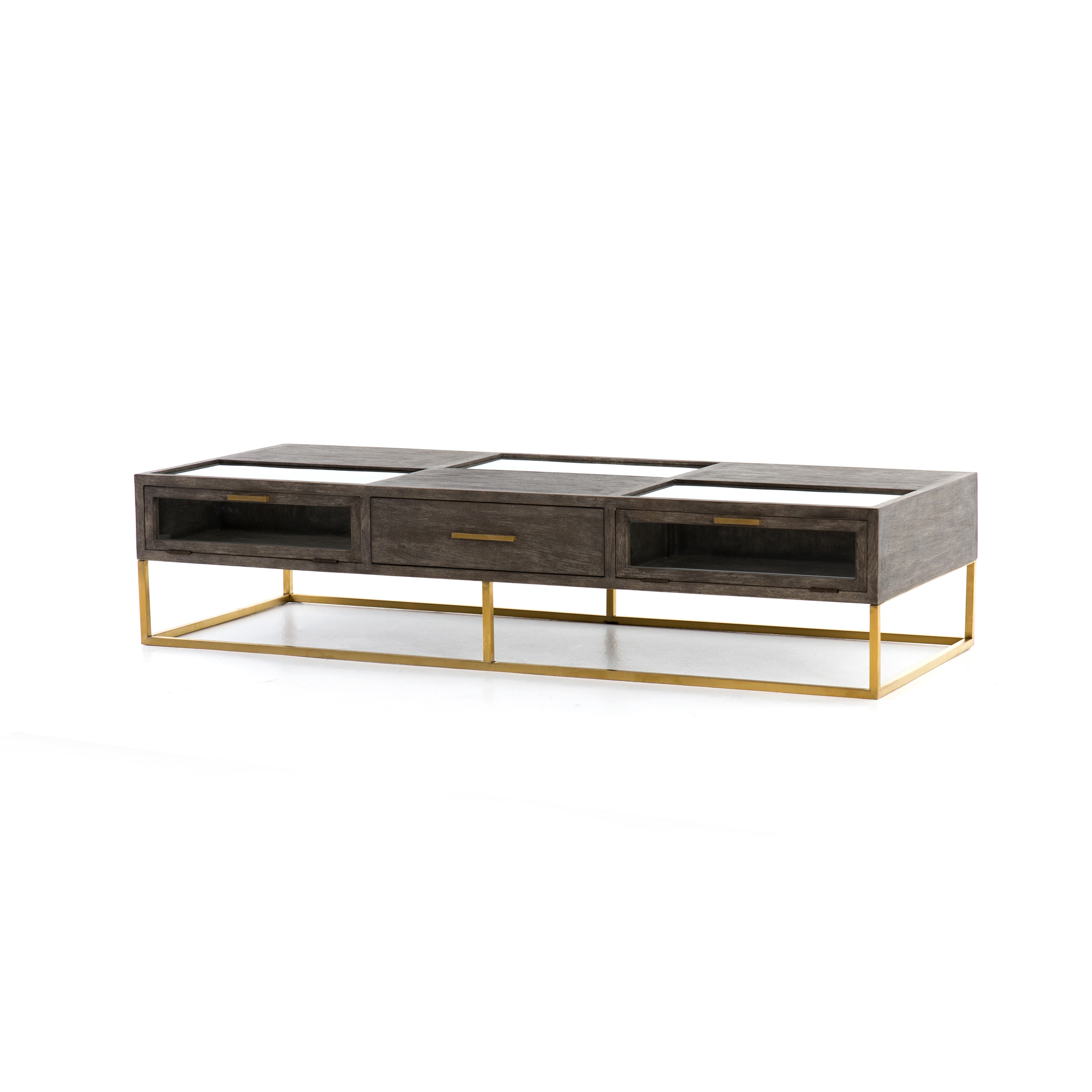 Andreas Ash Oak Coffee Table With Drawers