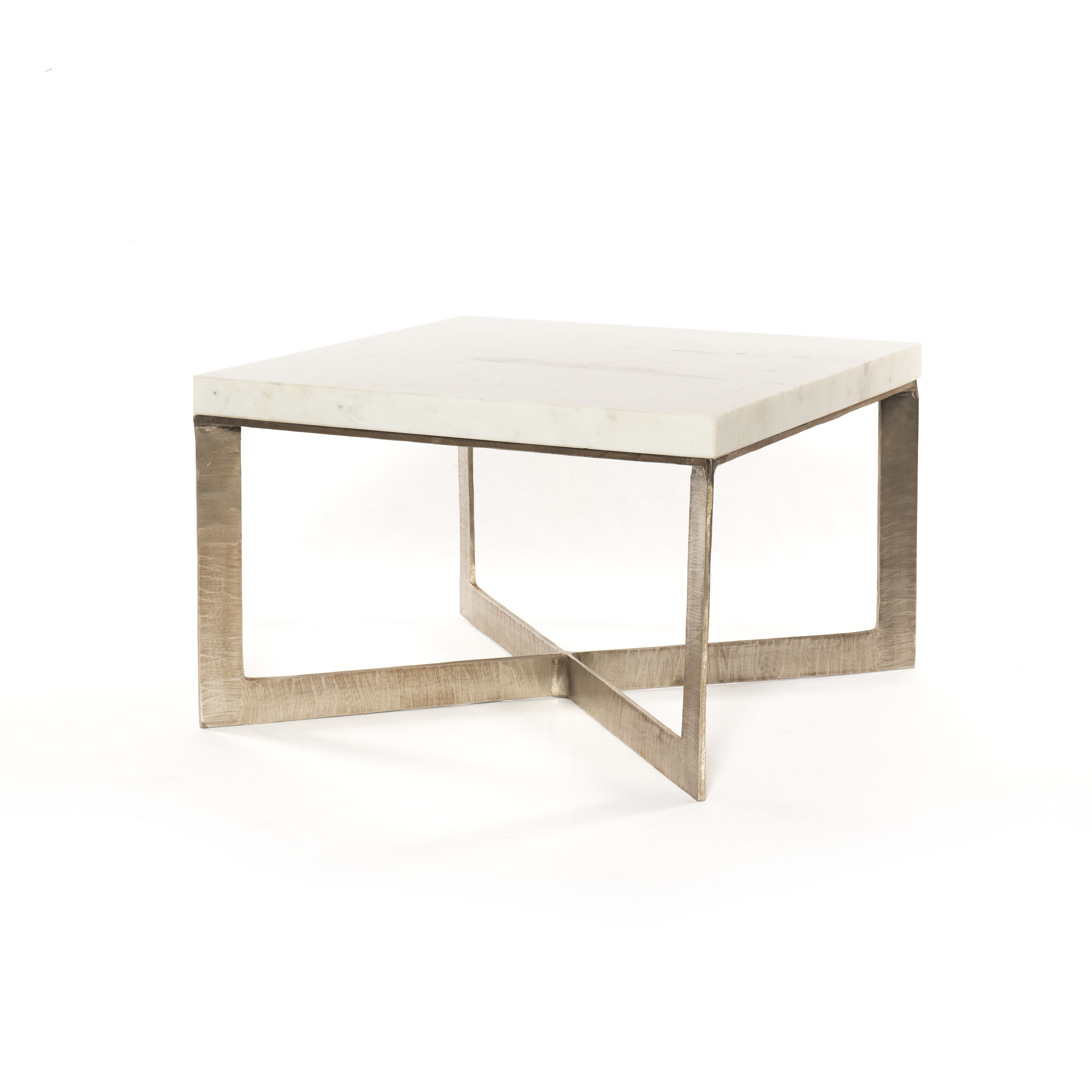 White Marble Top Modern Lennie Coffee Table
