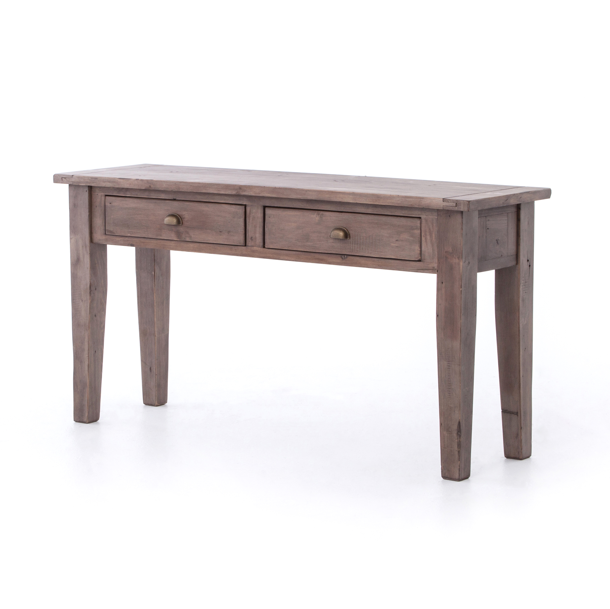 Irish Coast Rustic Wood Console Table