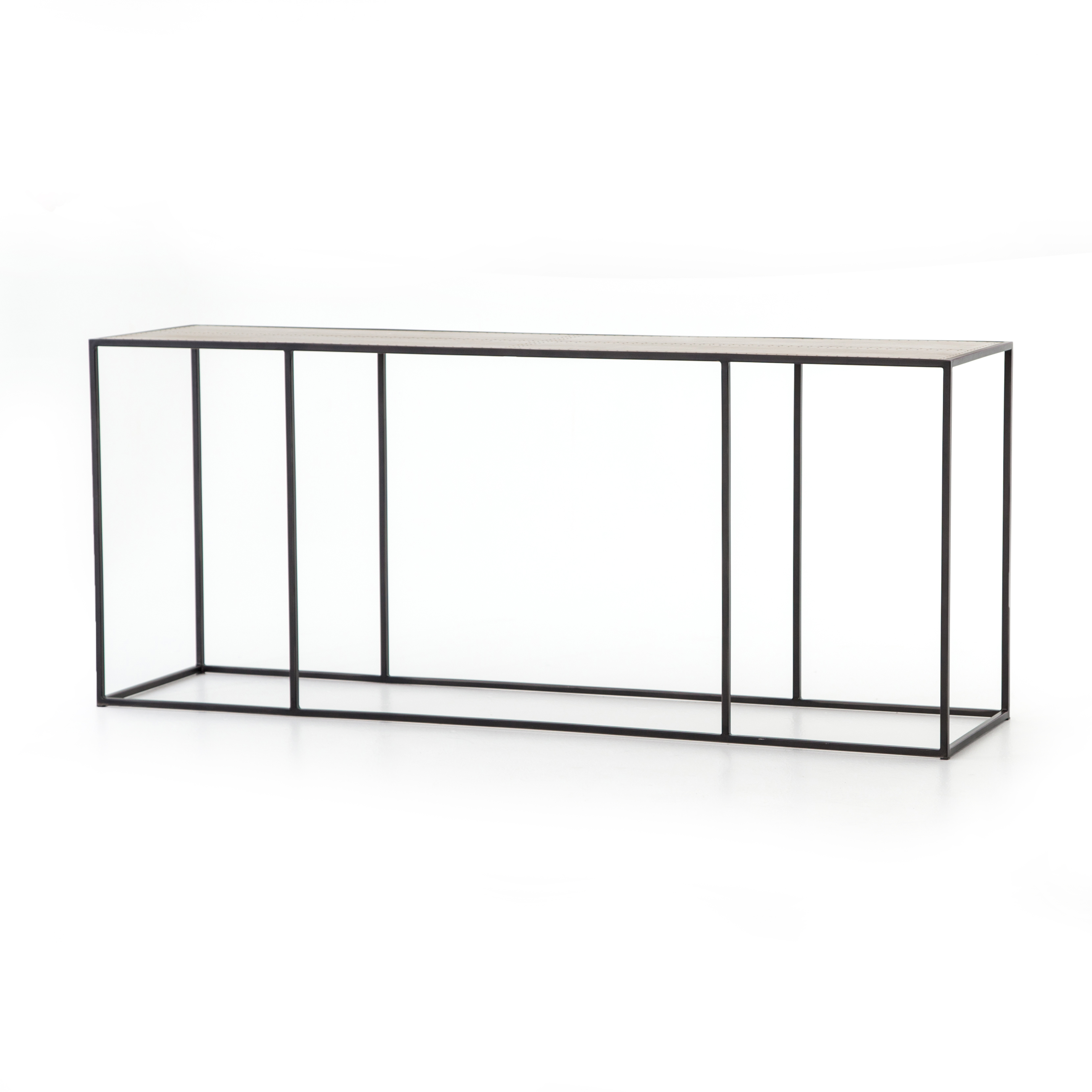 Phillip Black Modern Console Table