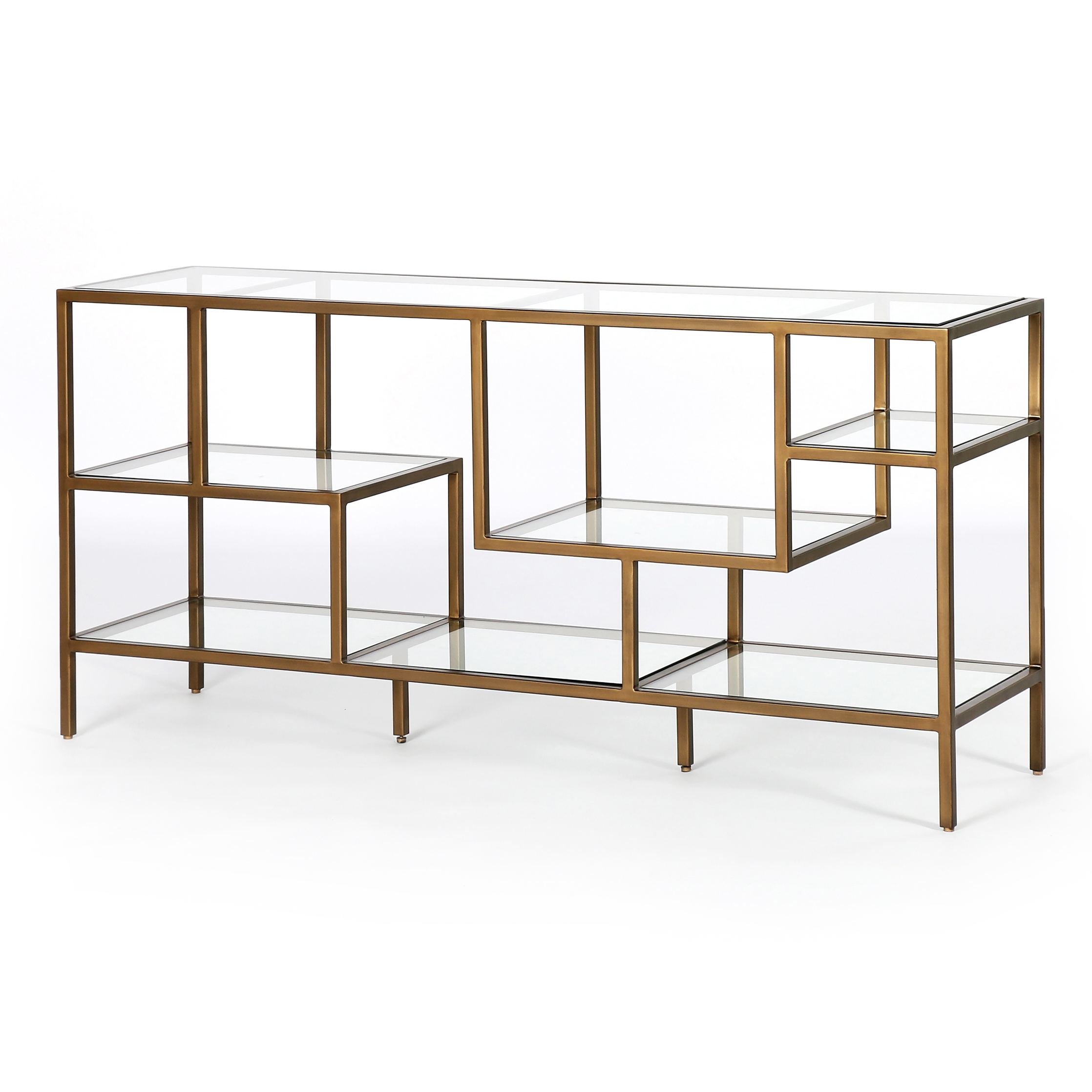 Helena Brass Media Console
