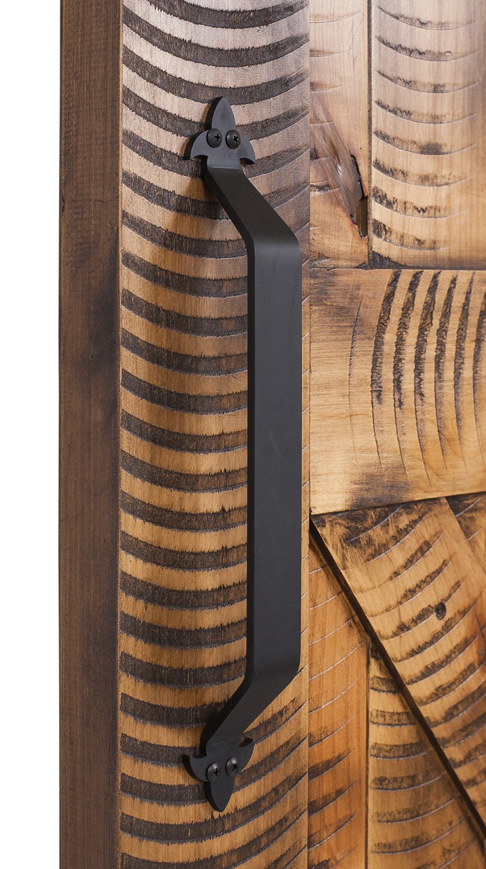 Fleur De Lis Barn Door Pull