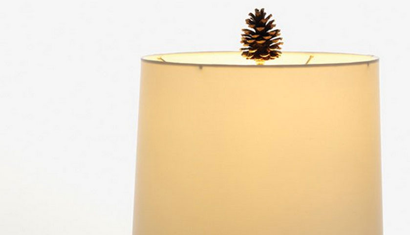 Pine Cone Lamp Finial