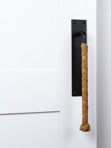 Braided Leather Door Pull