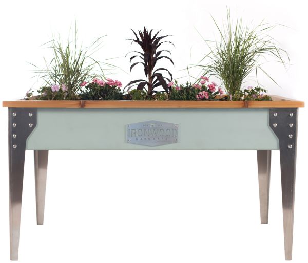 elevated outdoor planter box