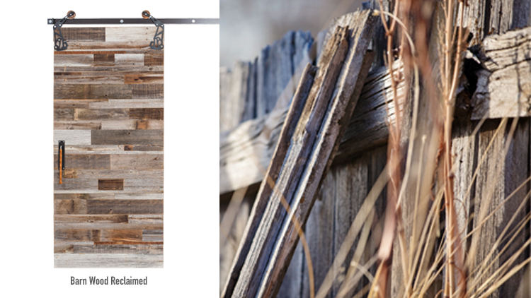 Barn Wood Reclaimed Sliding Door