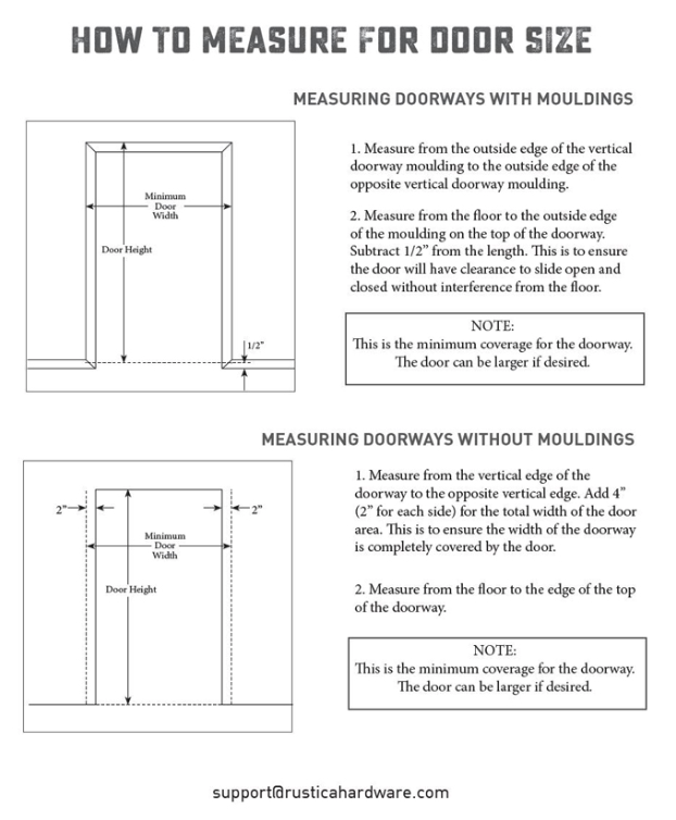 Barn Door Rough Opening