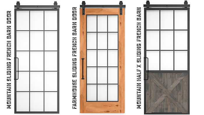 Sliding barn doors as room dividers