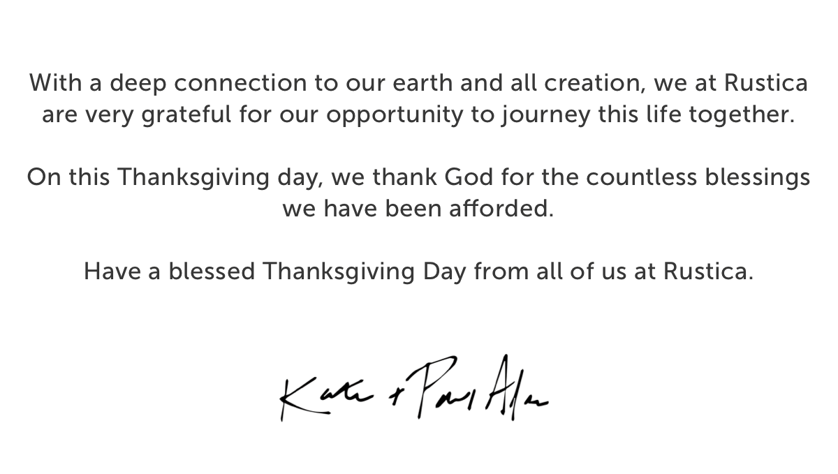 Happy Thanksgiving