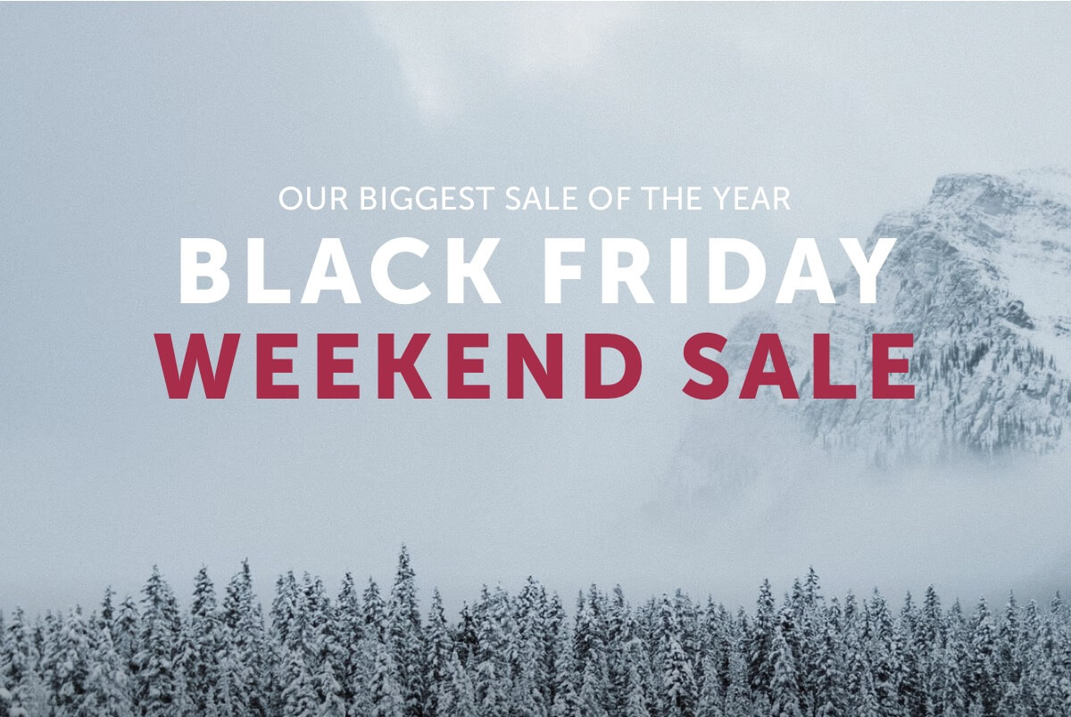 Black Friday Weekend Sale