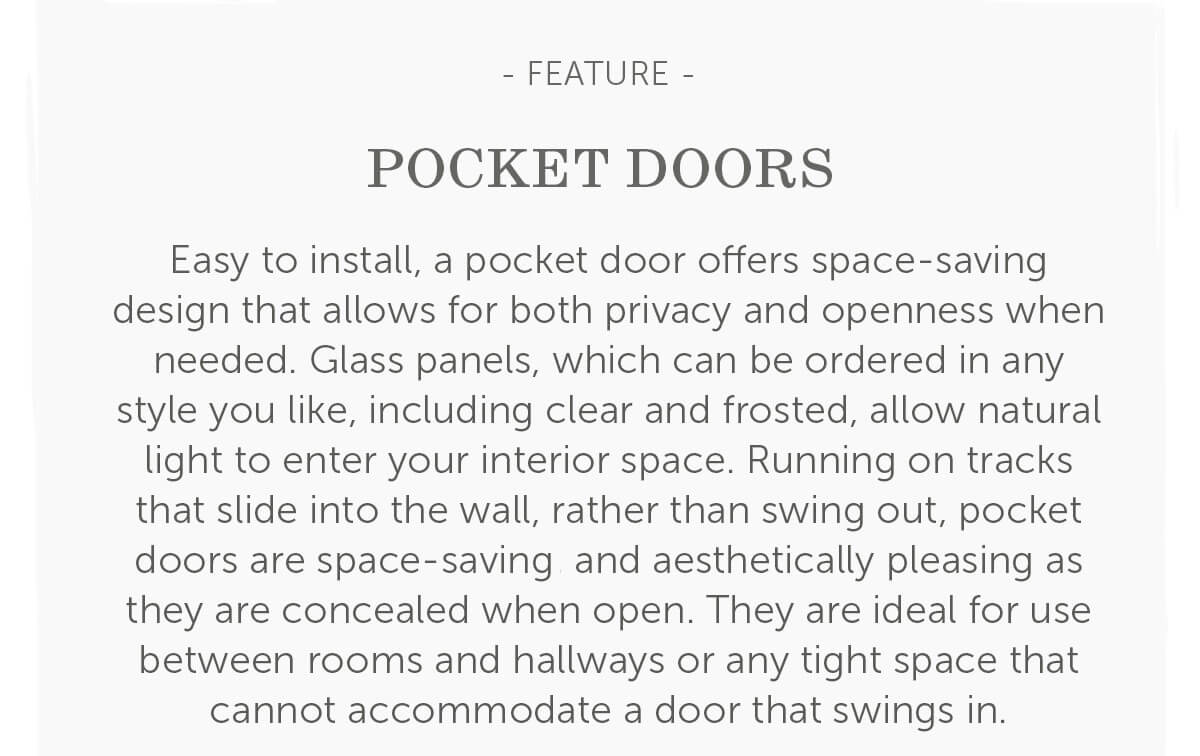 Pocket Doors