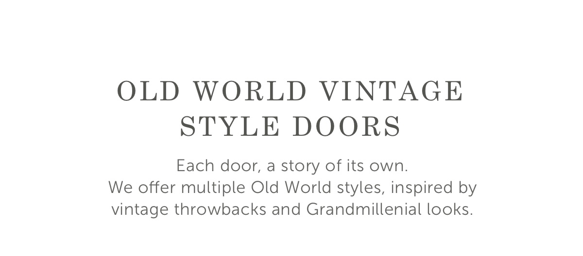 Old World Door