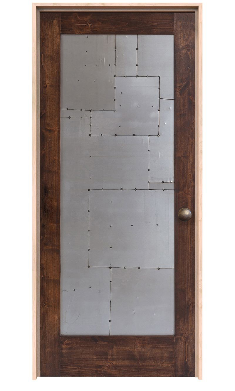 Steampunk Hinged Barn Door