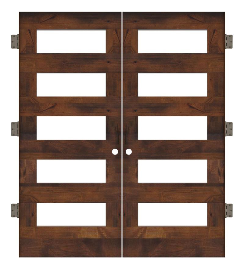 East Bench Interior Double Slab Door