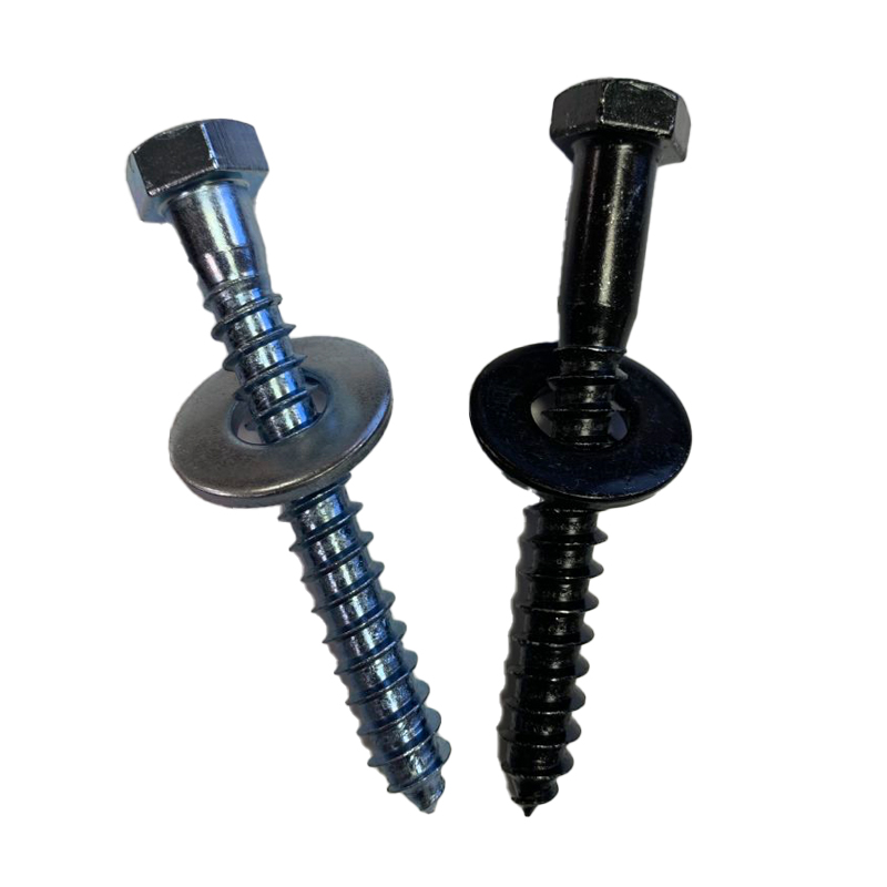 thumbnail image 2 of 3/8 X 2-1/2” Zinc Hex Head Lag Bolt Screws – A307 Steel (Choose Quantity) 2 of 5