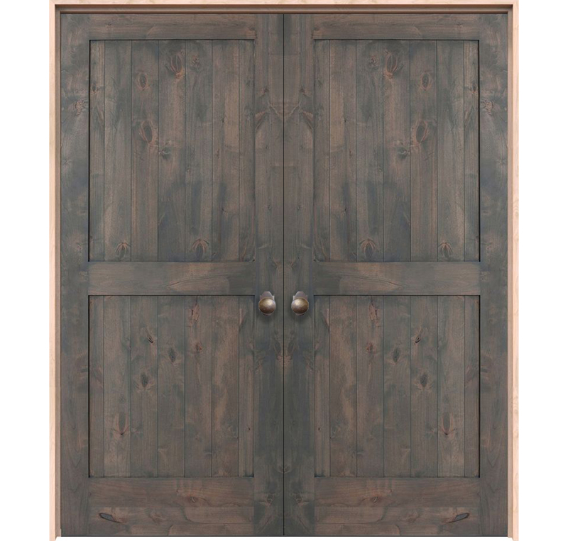 Two Panel Interior Double Door