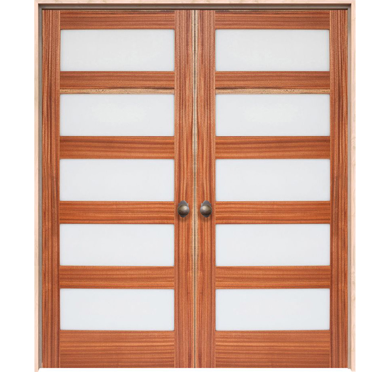 5 Panel Interior Double Door