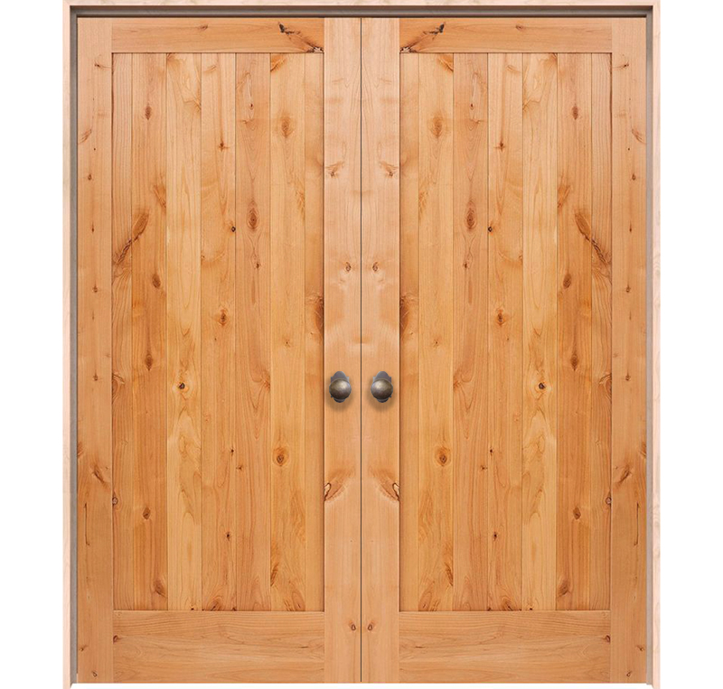 Vertical Lewiston Interior Double Door