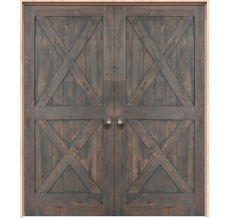Double X Interior Double Door
