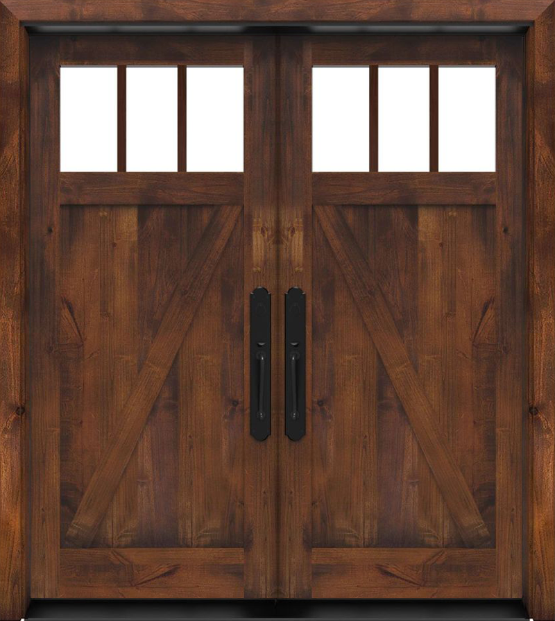 Clover Pass Double Front Door
