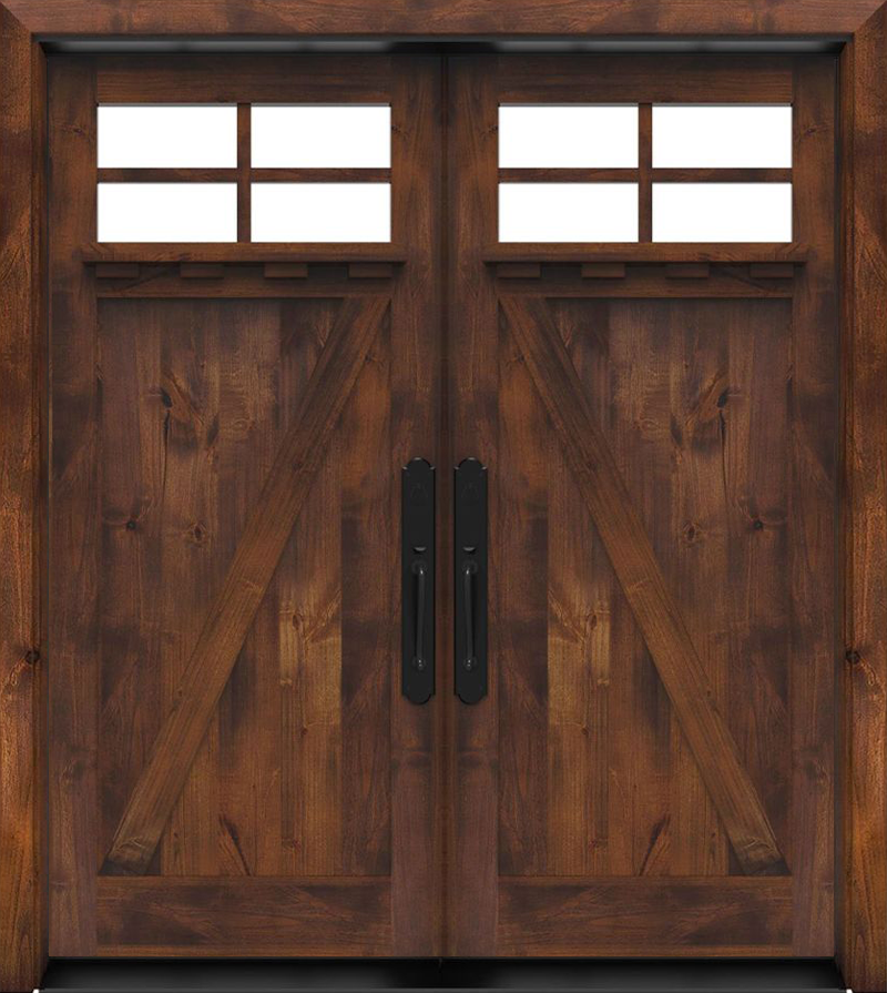 Skyline Double Front Door With Shelf