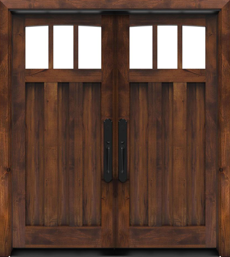 Woodsman Double Front Door