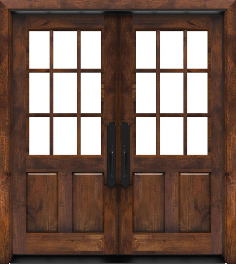Lake House Double Front Door