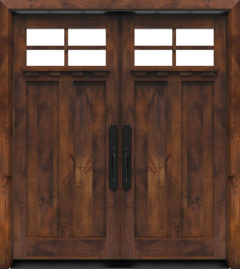 Left Fork Double Front Door
