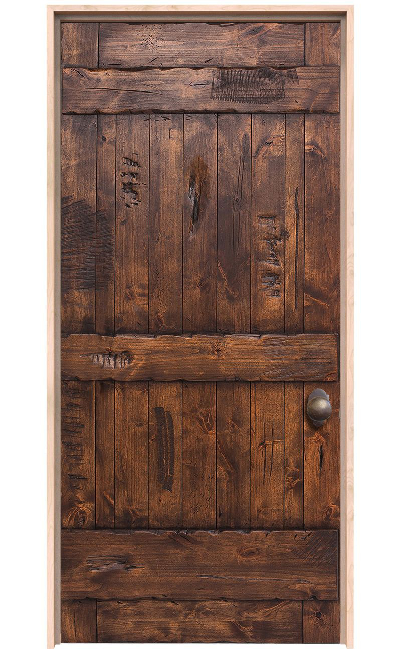 Ranch Style Hinged Barn Door