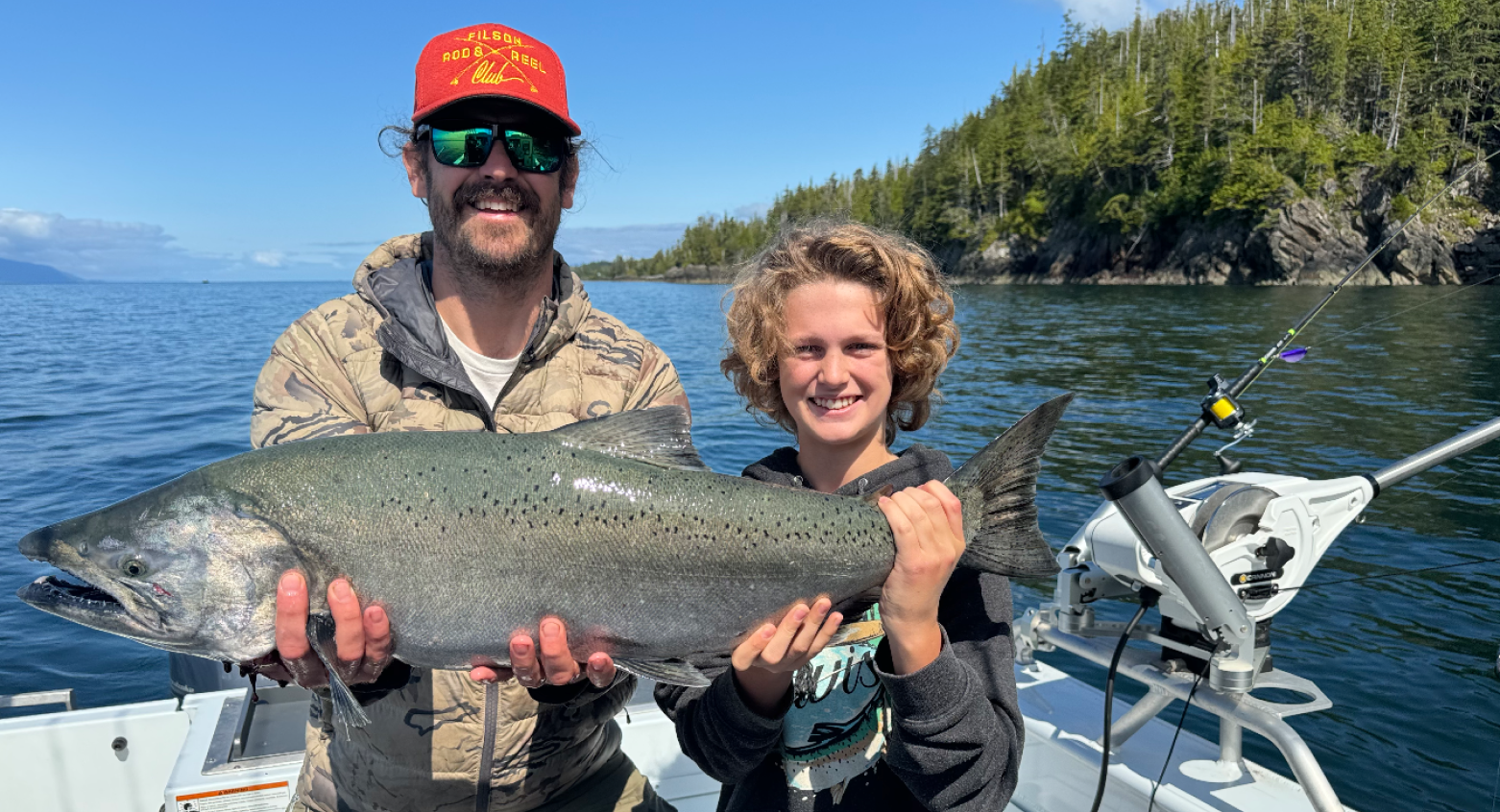 Successful fishing catch in Alaska
