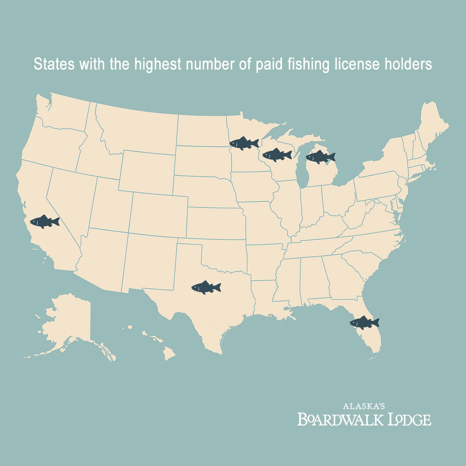 Who’s Fishing the Most? A Look at America’s Top Fishing States